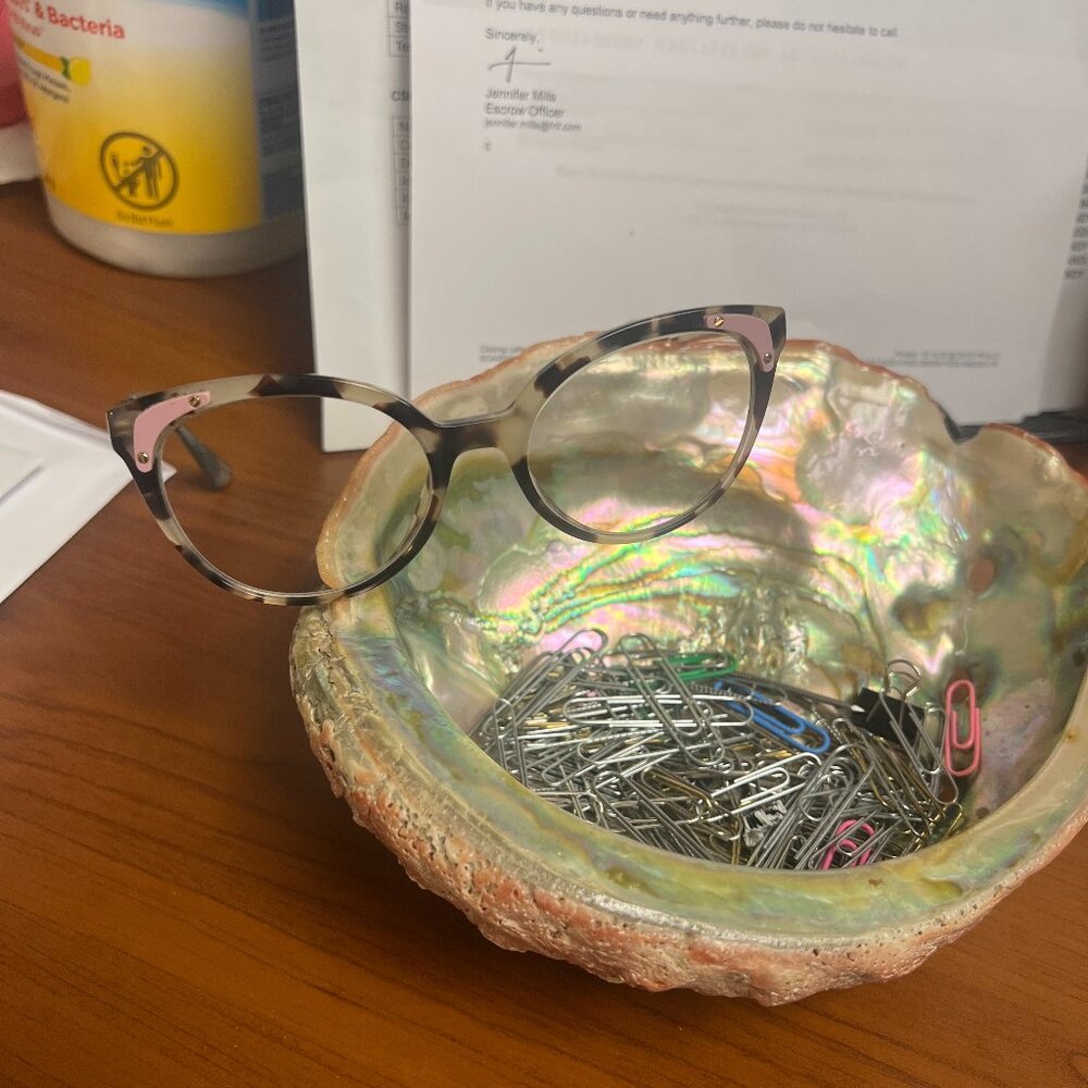 Prada Tortoise and Pink Cat-Eye Glasses